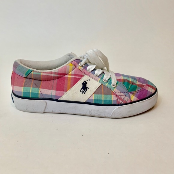 Unisex Plaid Sneakers By Polo Ralph 